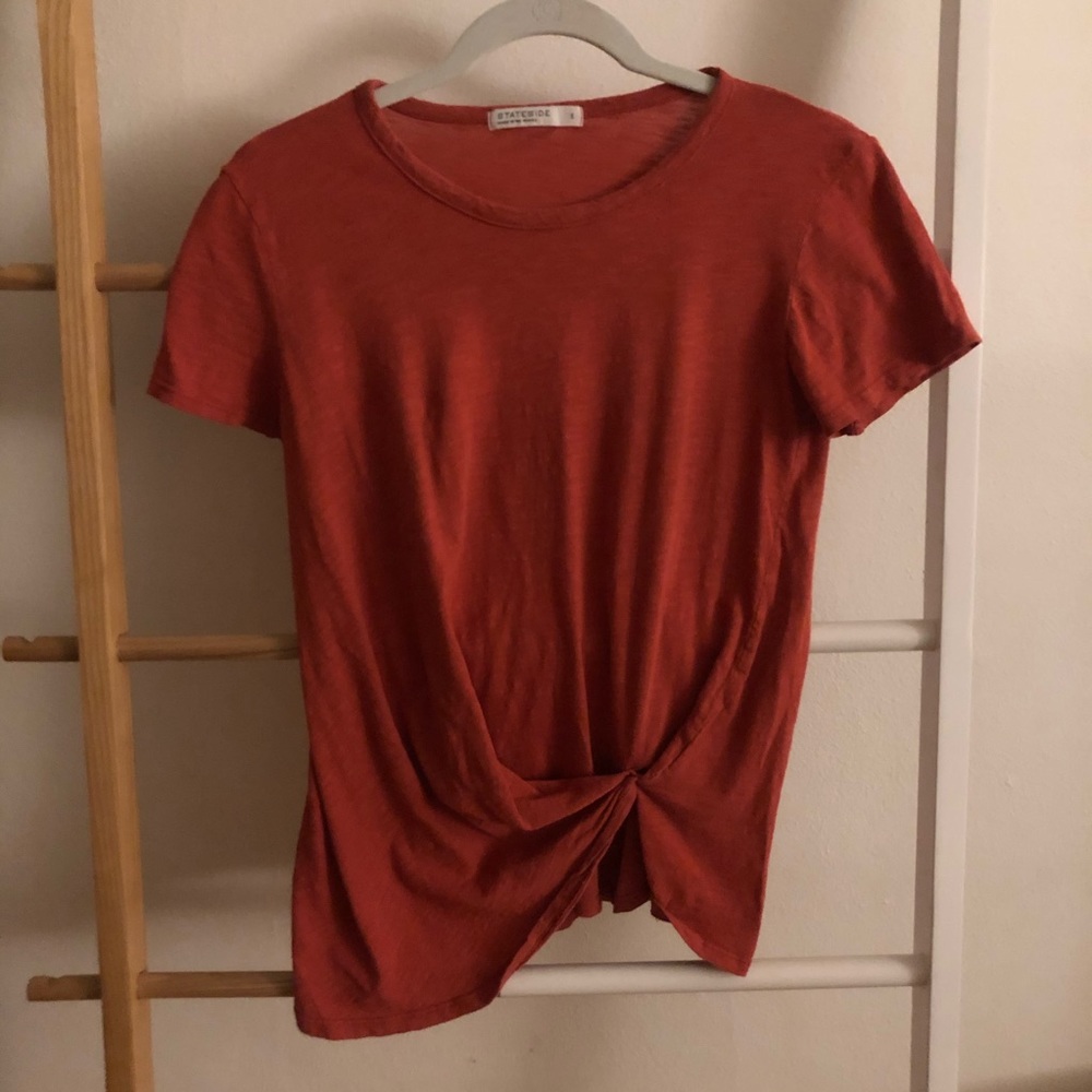 Stateside supima slub jersey twist tee